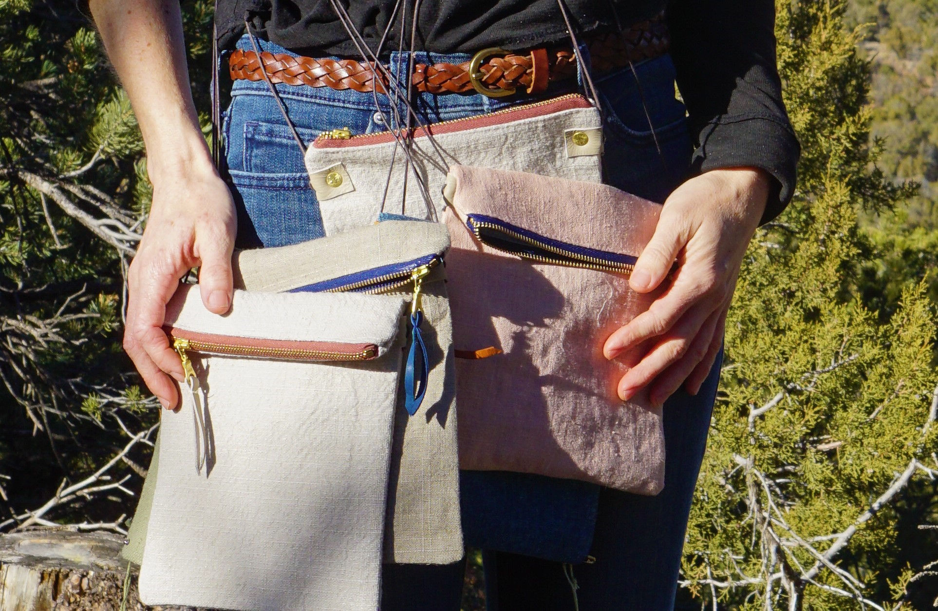 Featherweight Crossbody Pouch with Zipper