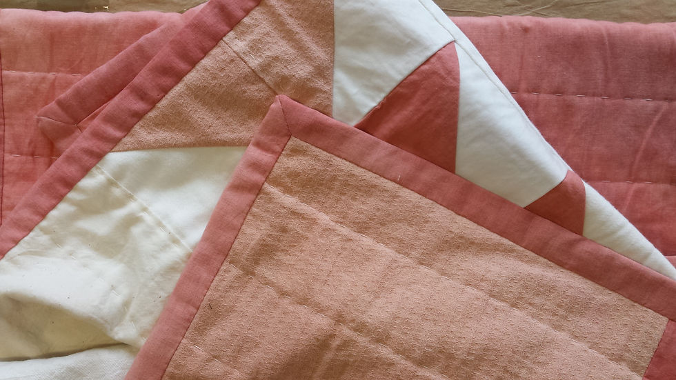 Thumbnail: Madder Geese Quilt