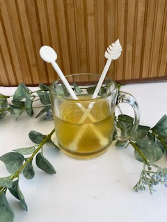 Thumbnail: Ensemble de 6 mélangeurs à boisson blanc