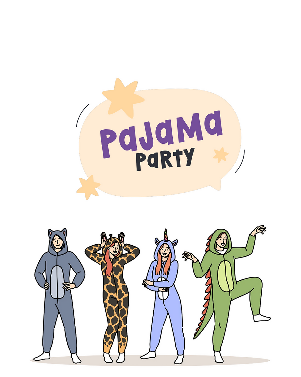 Teen Hang out 12-16 Years (Low-Medium Support) Pajama Party