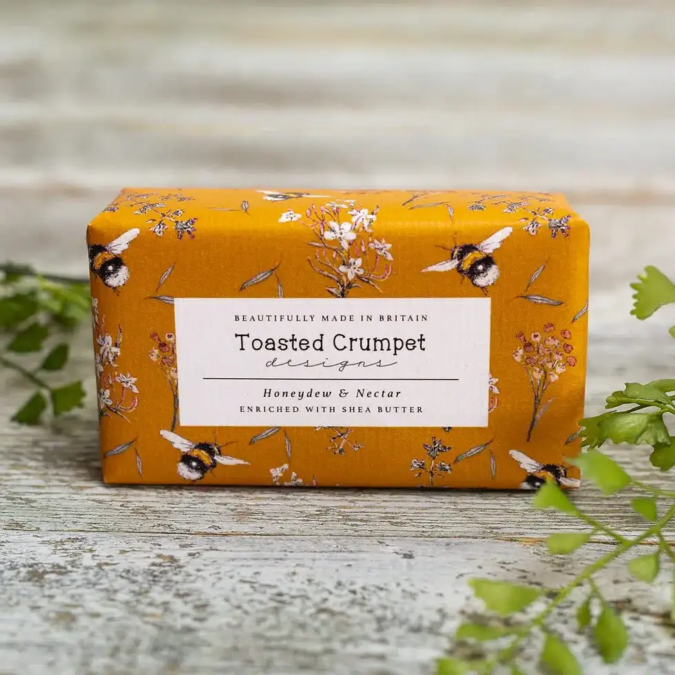 NEW! Honeydew & Nectar (Bee on Gold) 190g Soap Bar