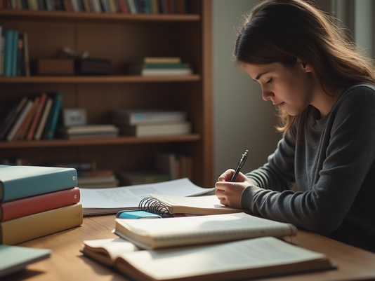 a student studying for WACE exams