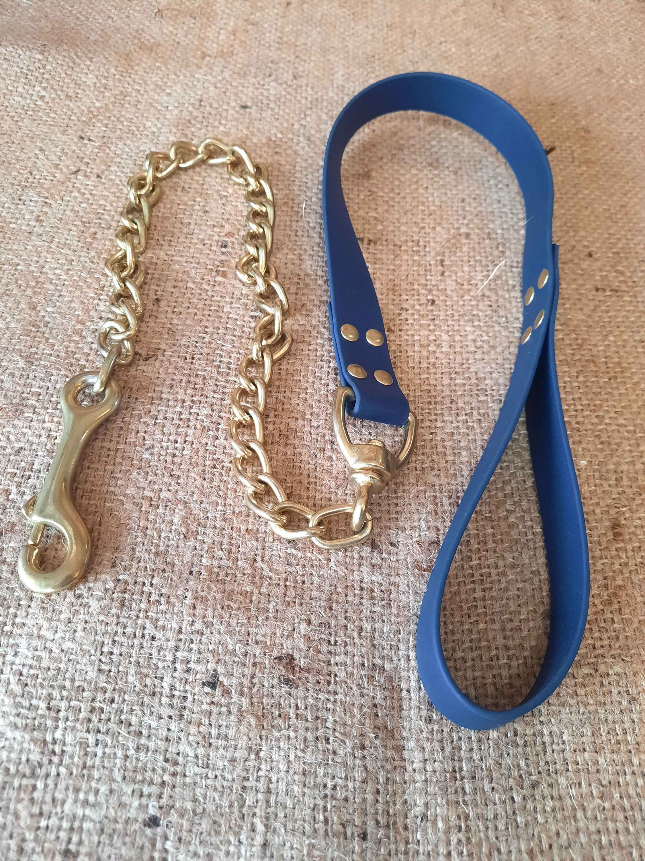 Brass and webbing lead