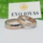 Bicolor oro Rojo y Blanco