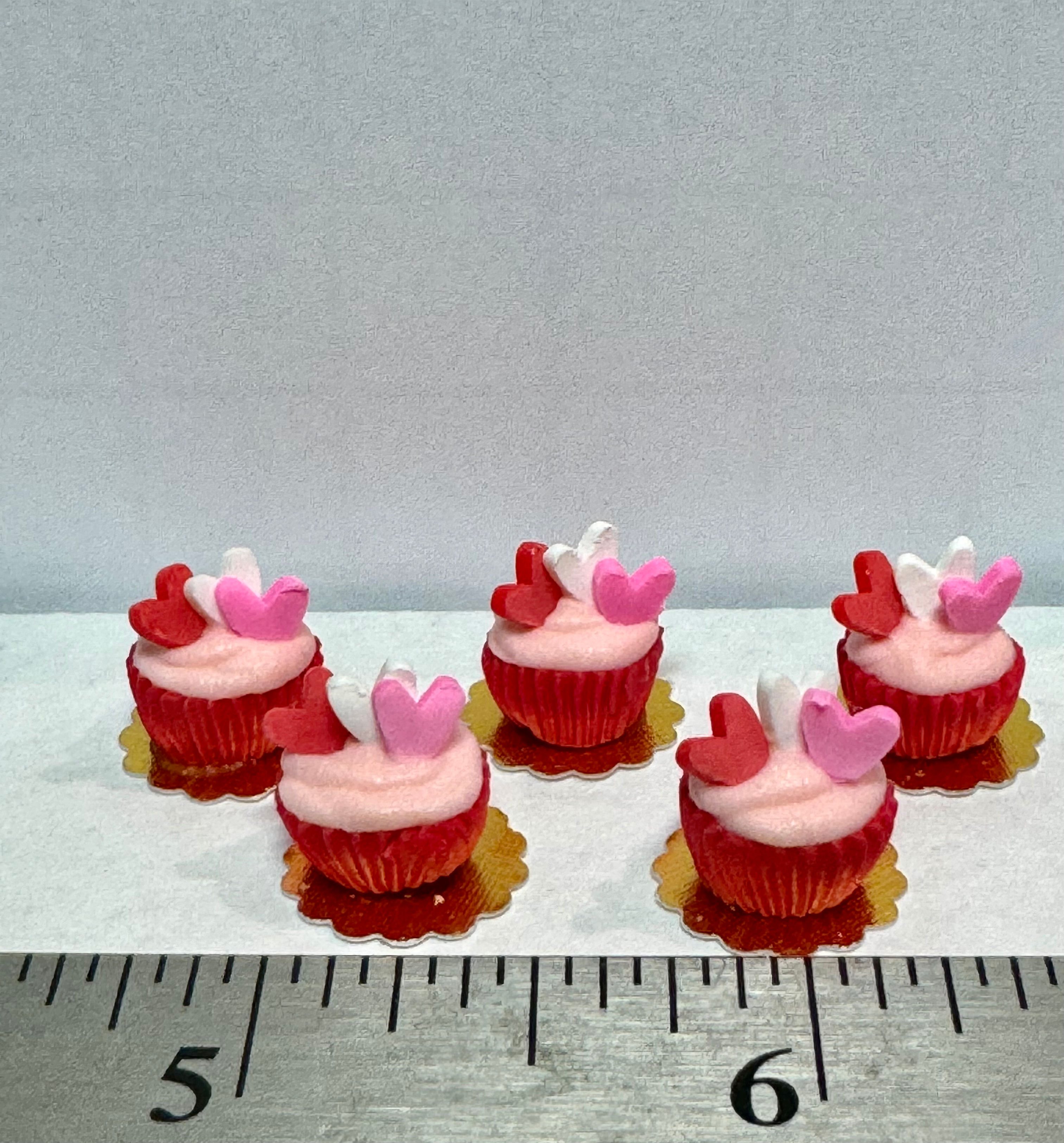 Hearts Cupcake