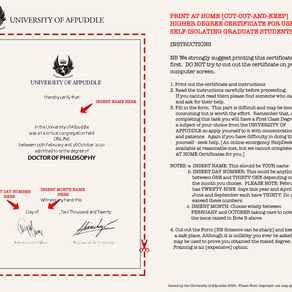 Doctoring: An Addendum