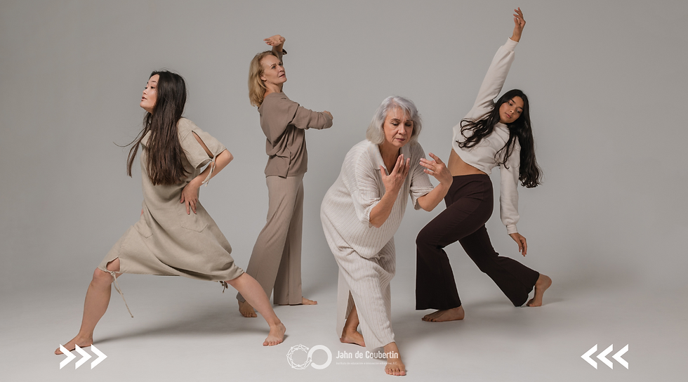 unas personas bailando