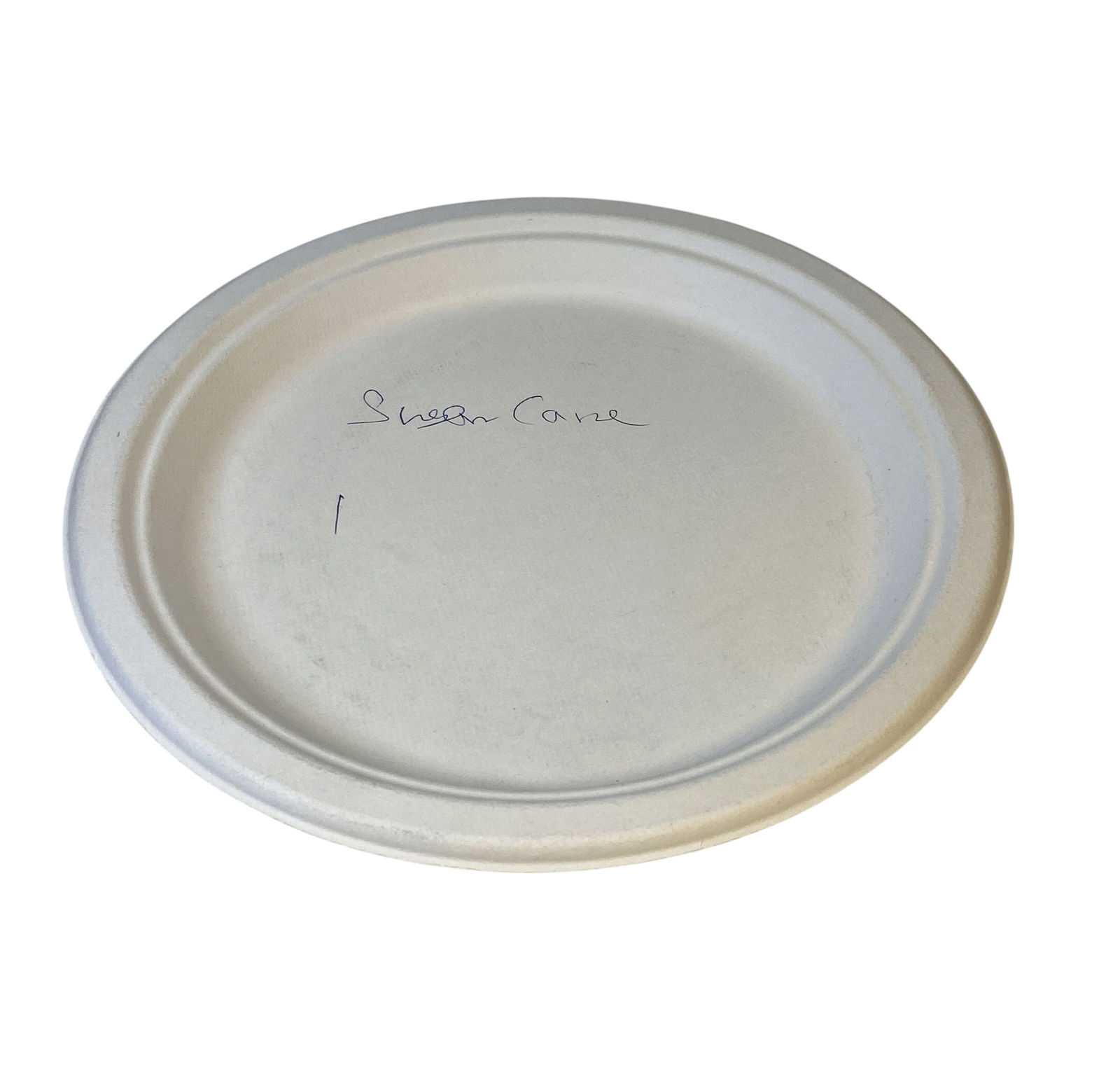 9" CORNSTARCH PLATE