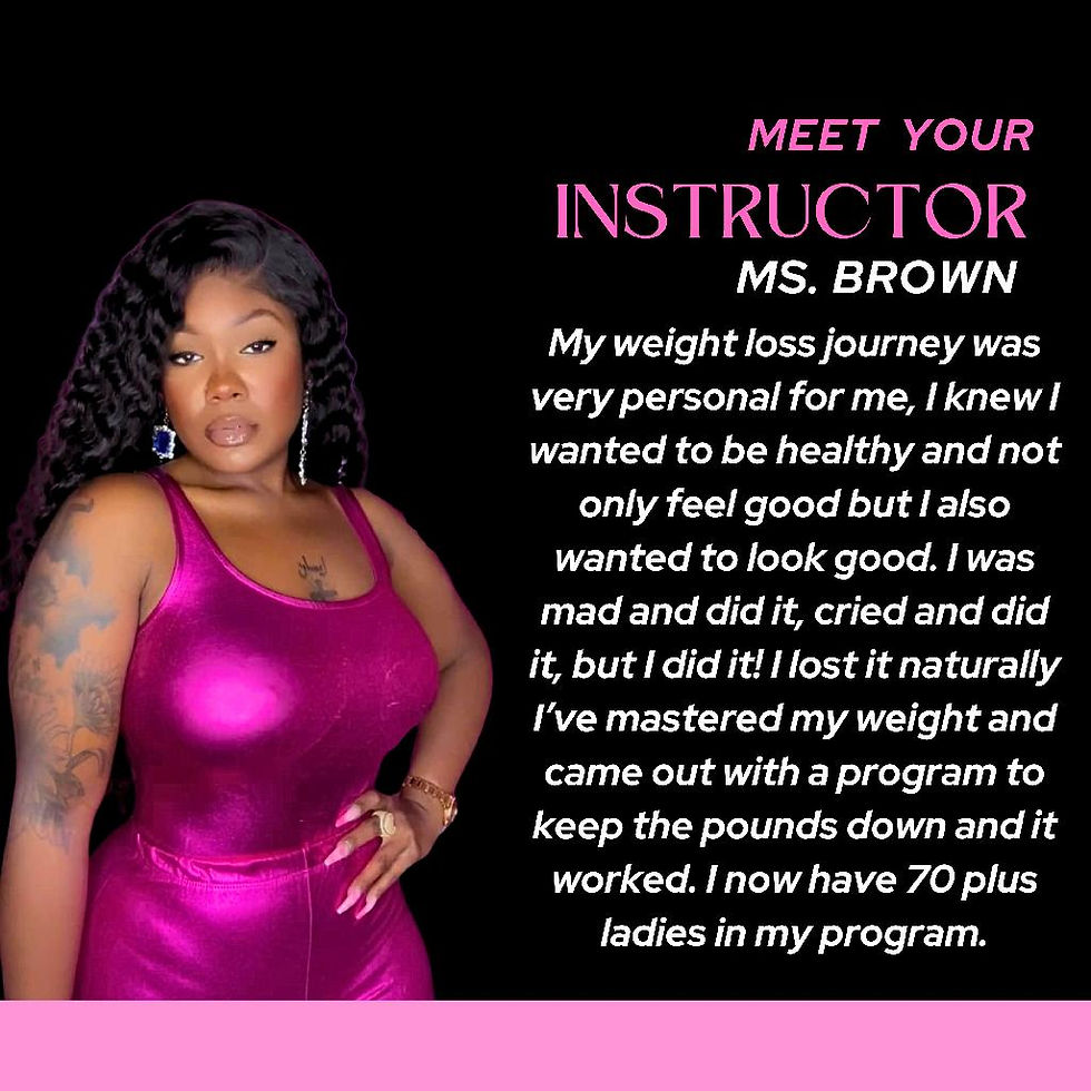 Thumbnail: Get those pounds down with Ms.Brown