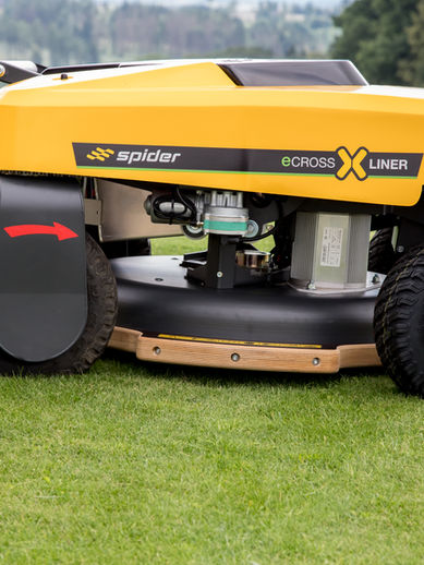 All-electric remote-controlled mower SPIDER eCROSS LINER