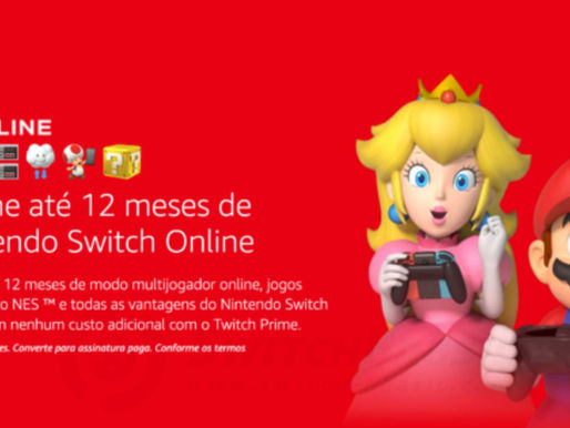 Amazon Prime chega ao Brasil e oferta de 1 ano gratuito do Nintendo Switch Online está disponível