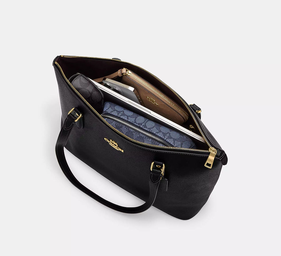 Thumbnail: Coach Signature Canvas Large Tote