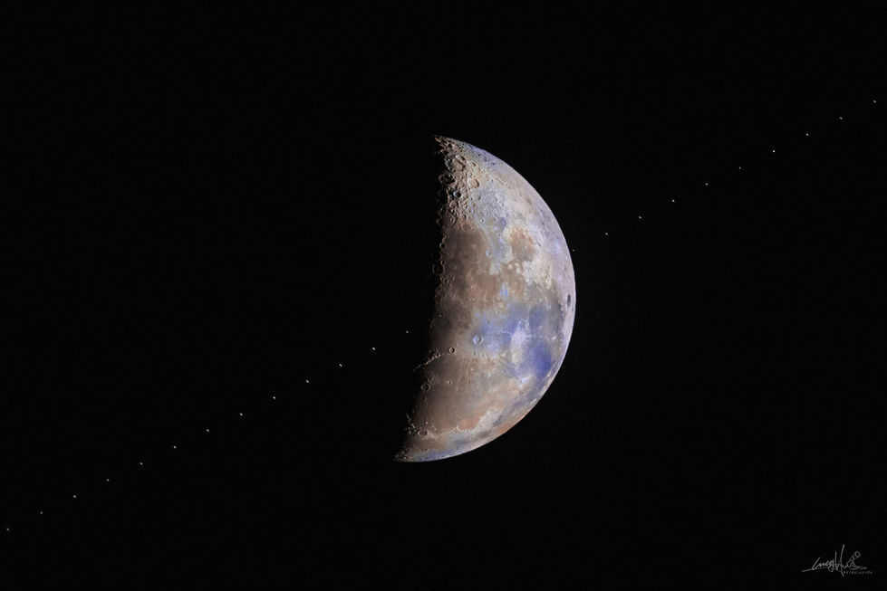Tiangong Space Station Transits the Moon