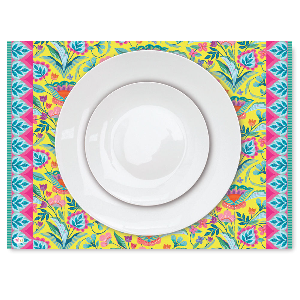 פלייסמט פי.וי.סי- דגם פלורל