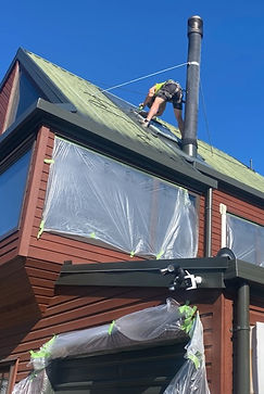 2 Awsom Roofs Limited - Masking, Roof preparation