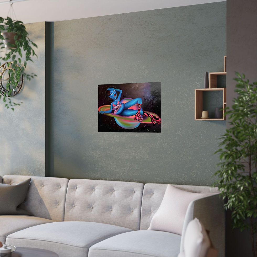 Miniatura: Cosmic Alien Print