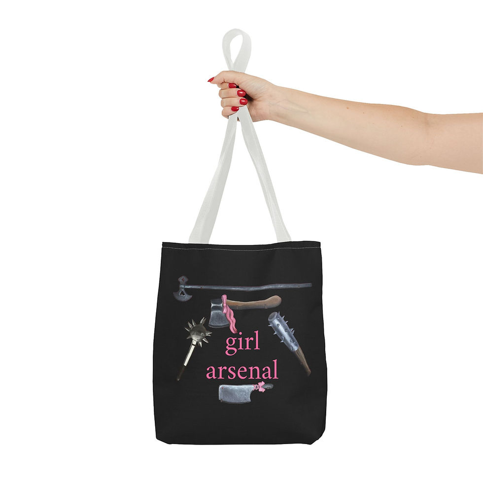 Thumbnail:  "Girl Arsenal" Tote Bag 