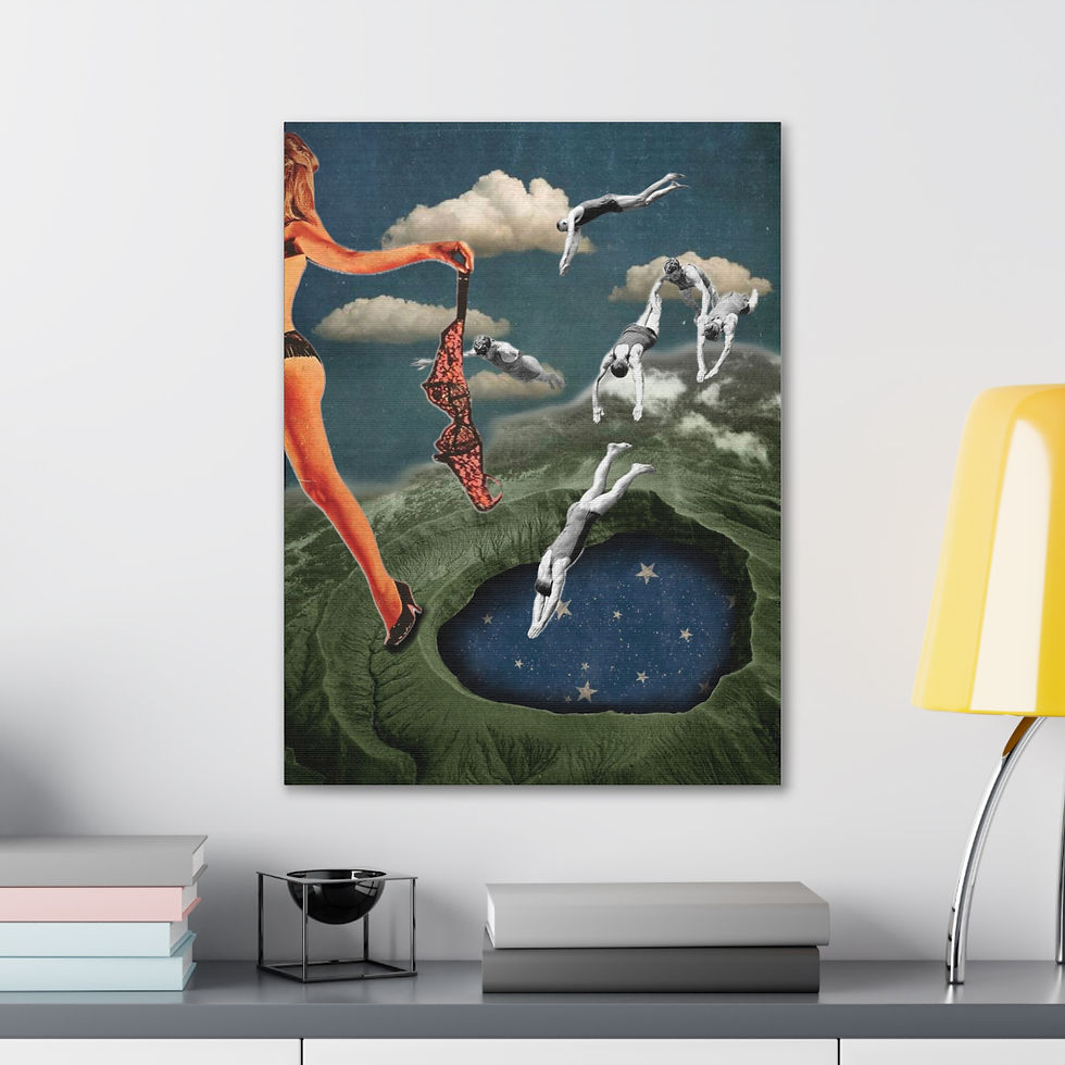 Miniatura: Dreamlike Surrealist Collage Art