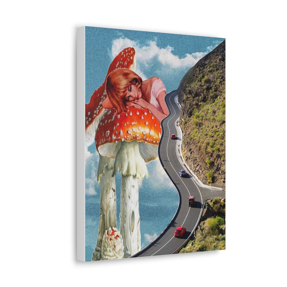 Thumbnail: Surreal Mushroom Landscape Art 