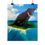 Miniatura: Vertical Poster - Giant Dog on Island Oil Painting Print