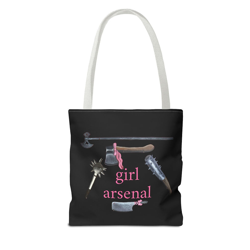 Thumbnail:  "Girl Arsenal" Tote Bag 
