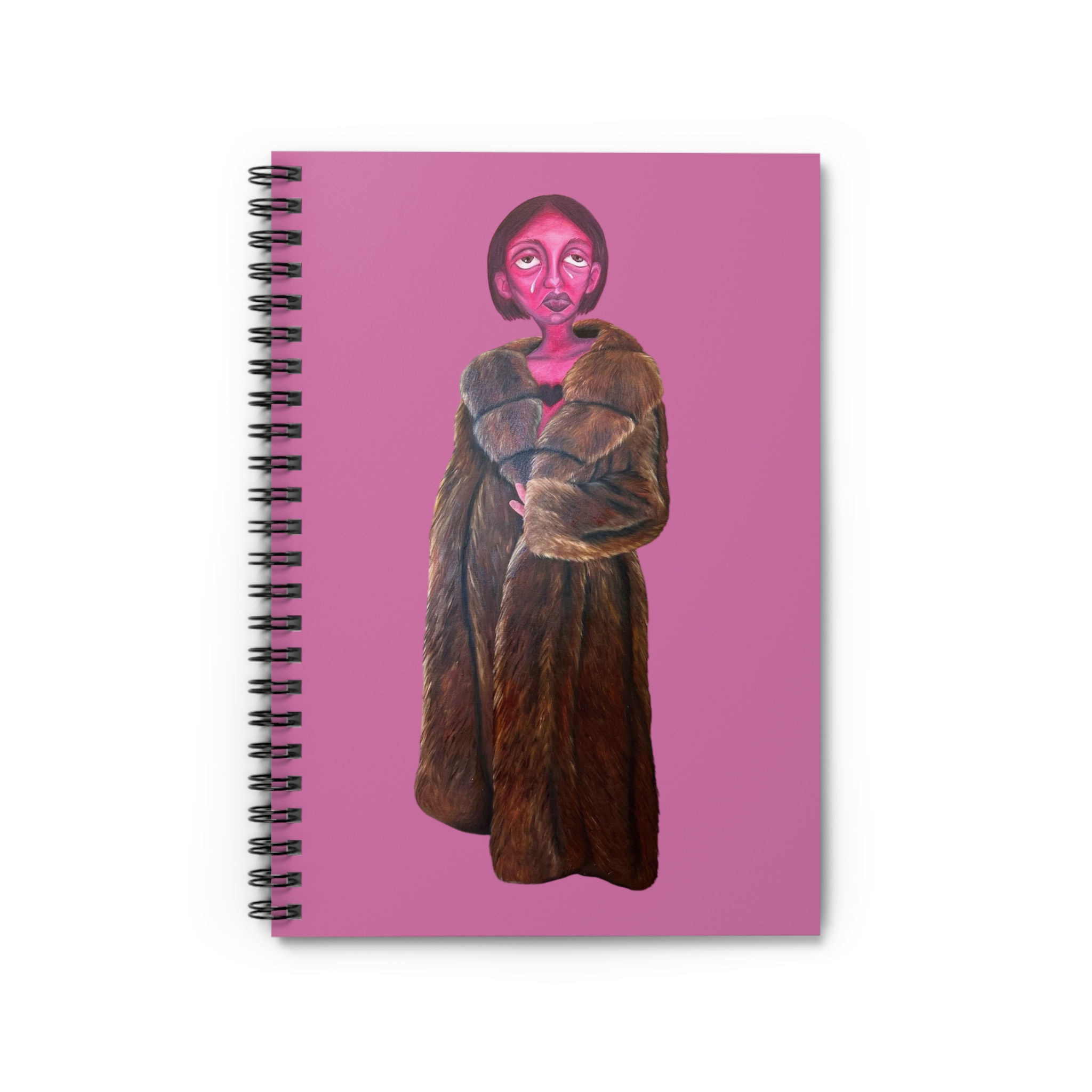 Pink Girl Spiral Notebook