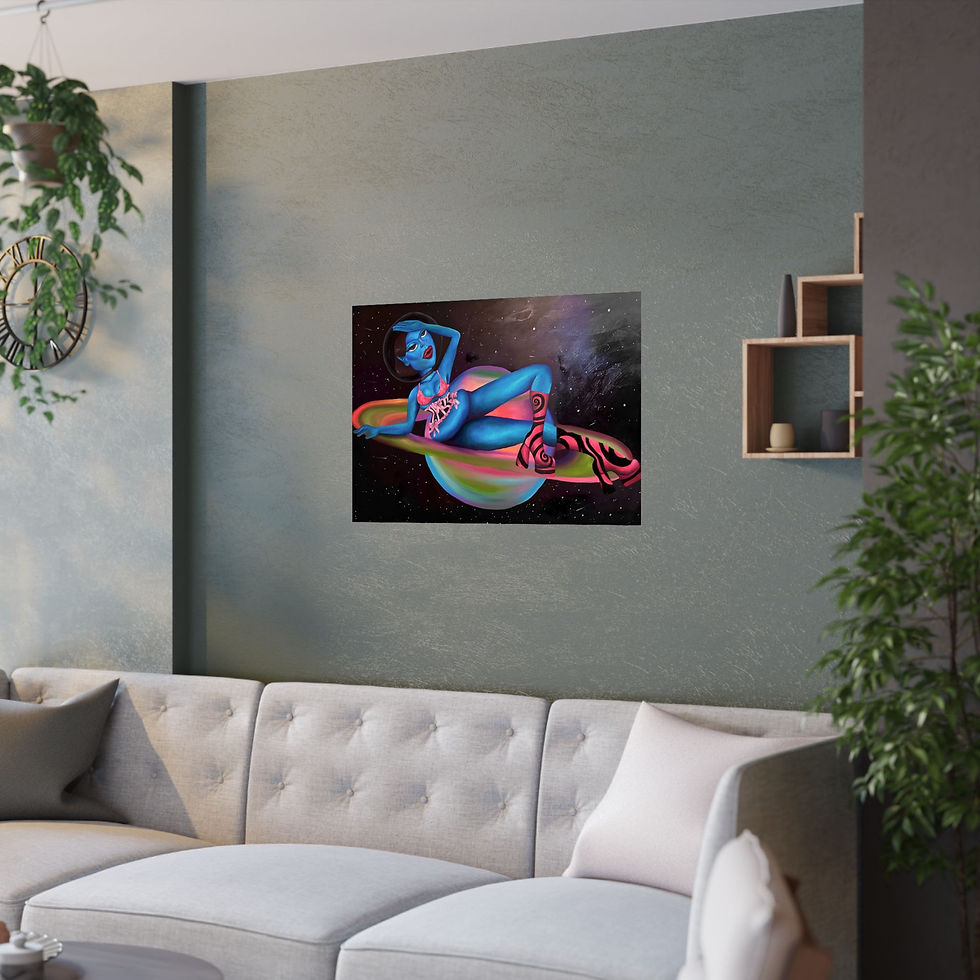 Thumbnail: Cosmic Alien Print