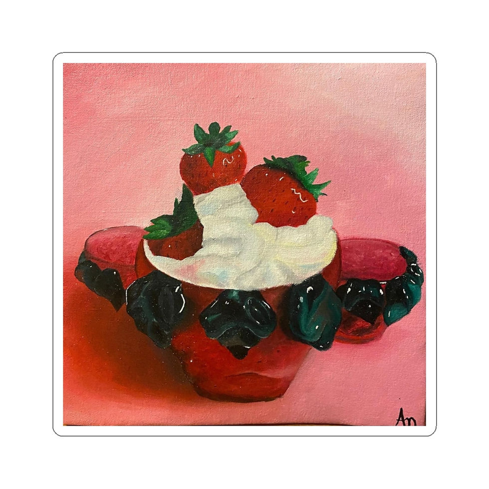 Thumbnail: Strawberries and Cream Stickers