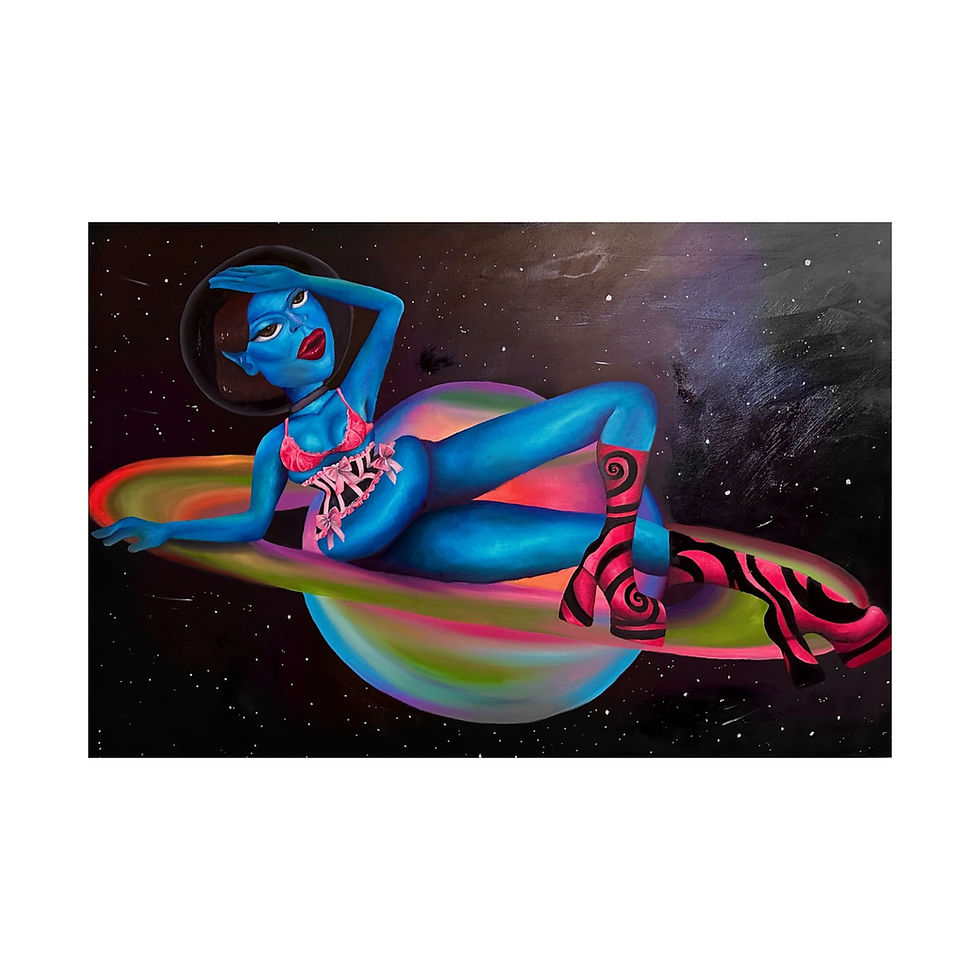 Thumbnail: Cosmic Alien Print