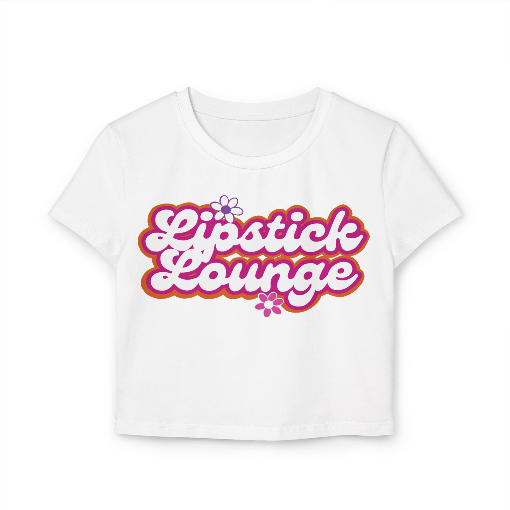Retro Lipstick Lounge Baby Tee