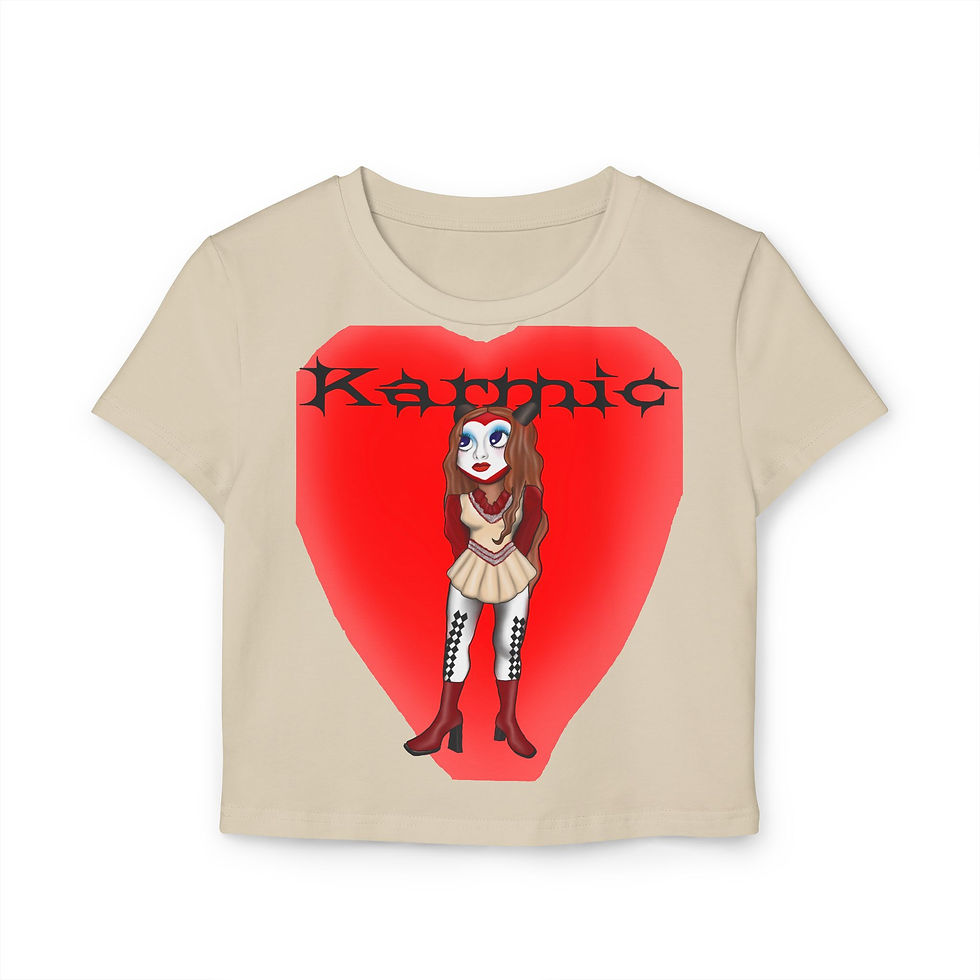 Thumbnail: Gothic Karmic Baby Tee