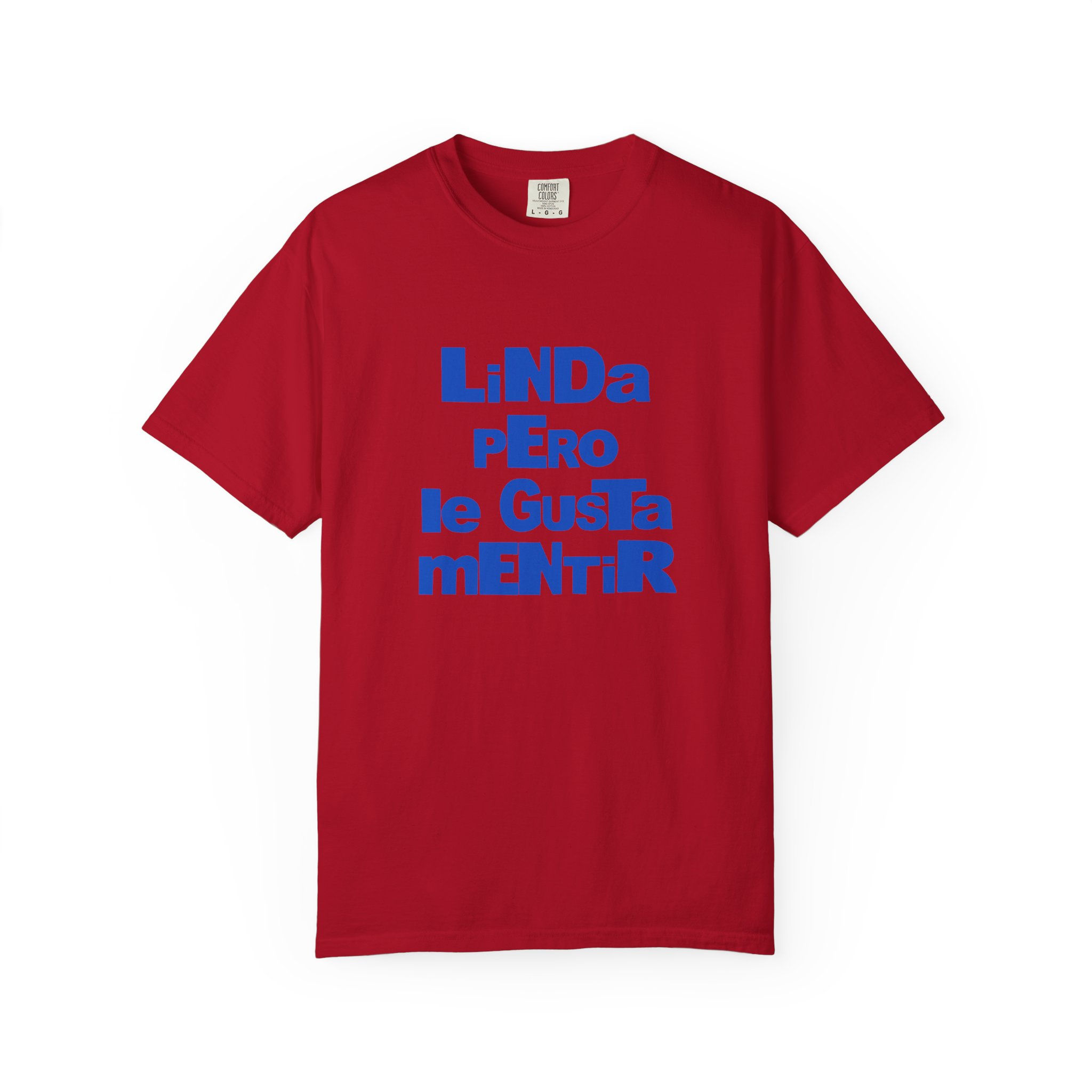 Blue "Linda Pero le Gusta Mentir" T-Shirt