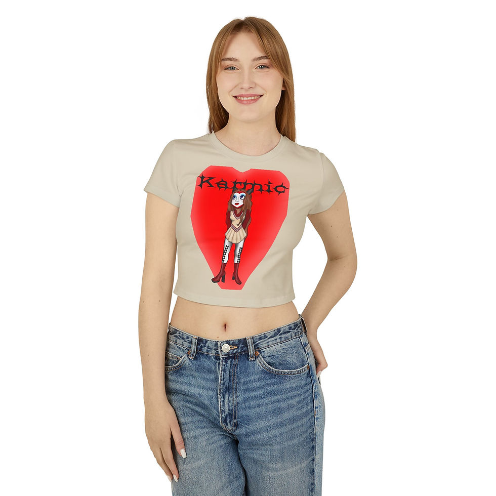 Miniatura: Gothic Karmic Baby Tee