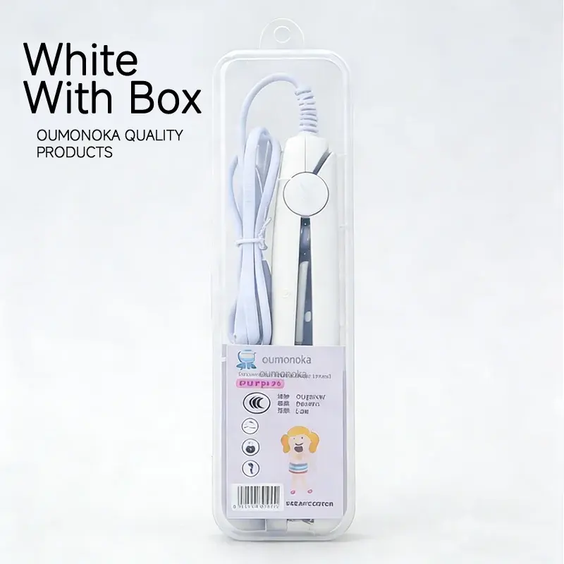 Thumbnail: 3-In-1 Hair Straightener for Hair Mini Flat Iron Styling Tools & Appliances