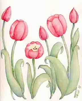 Original Tulip Art