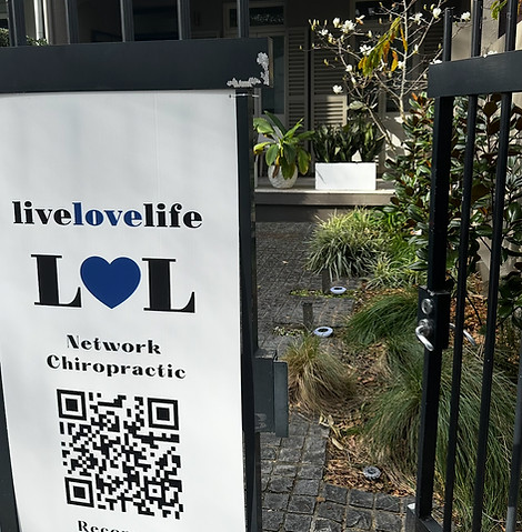 Front entrance Livelovelife chiropractic network spinal care 63 moncur street woollahra.jp