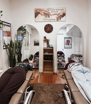 Adjusting Livelovelife chiropractic 63 moncur street 2.JPG