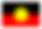 Aboriginal Flag. Centred Yellow circle representing the sun. Red meeting up to the middle representing land. And Black from middle to the upper point.
