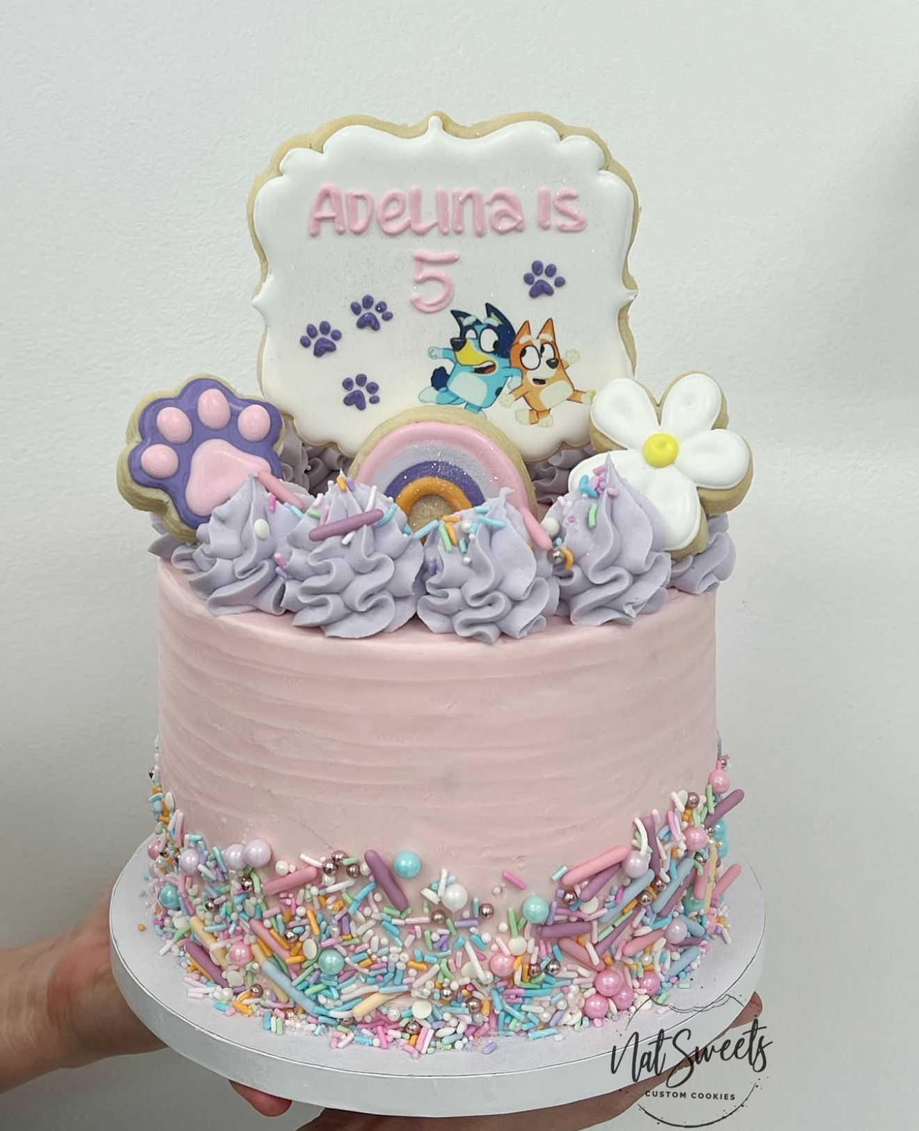 Girly Bluey Cake -6”