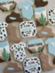 A little Cowboy is on the Way- 2 Dozen 