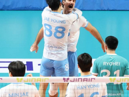 “정지석 없어도 1위는 1위!” 대한항공, 블로킹 벽 앞세워 승점 40점 고지 선점 남자배구