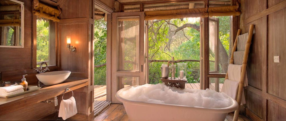 Lake Manyana Tree Lodge Bathroom