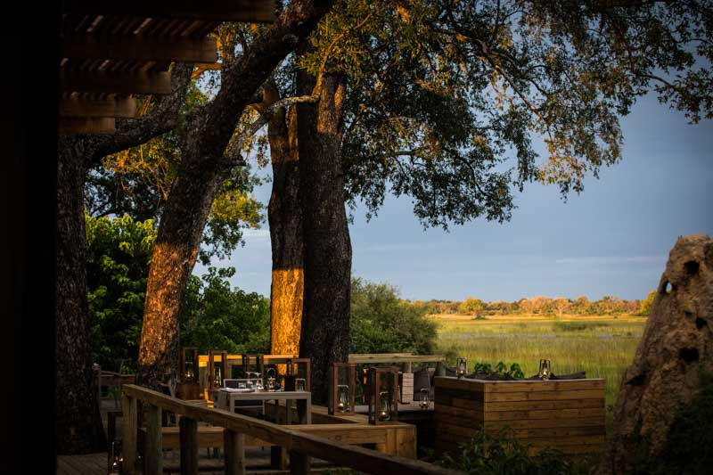 Viewing Deck, Vumbura Plains, Okavango Delta, Botswana