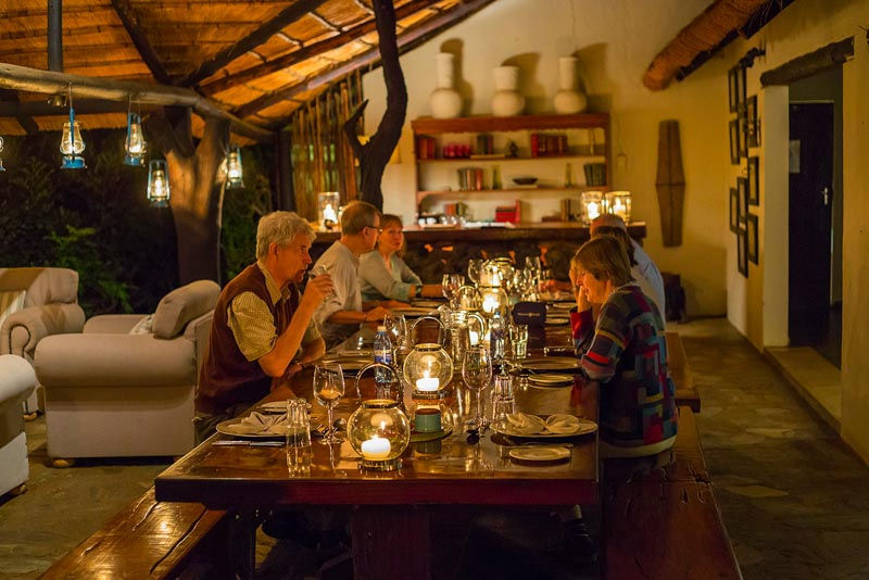 Chapungu Tented Camp Dining