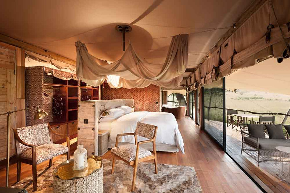 Guest Room Interior, Somalisa Acacia, Hwange National Park, Zimbabwe
