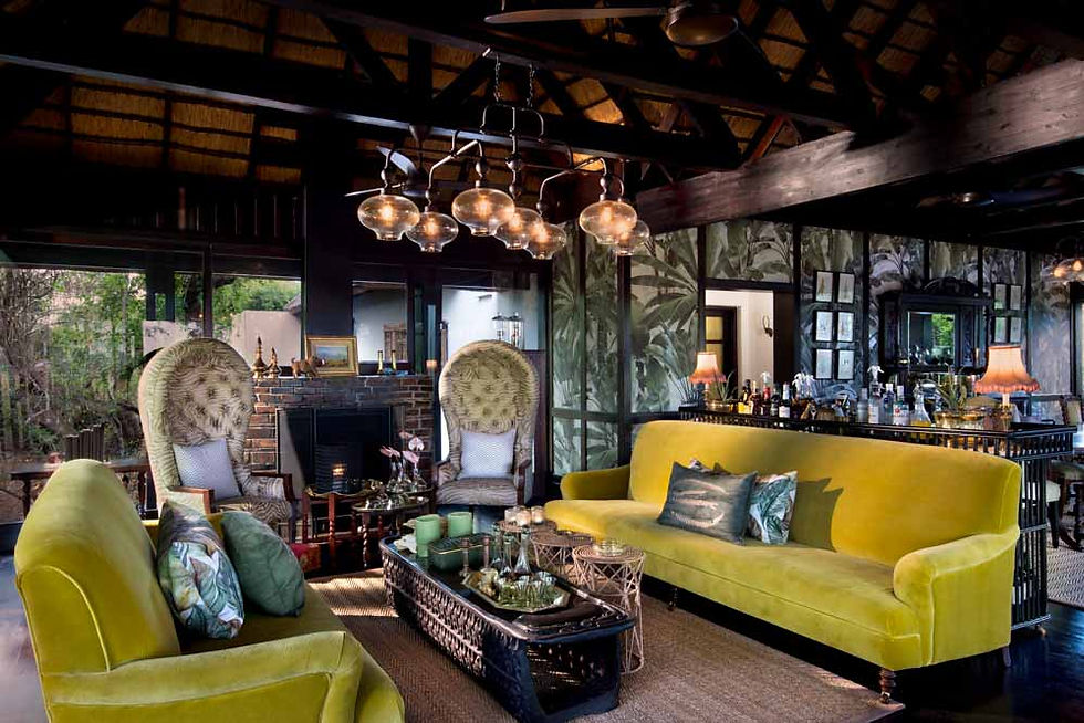 Phinda Vlei Lodge Lounge, Phinda Private Game Reserve