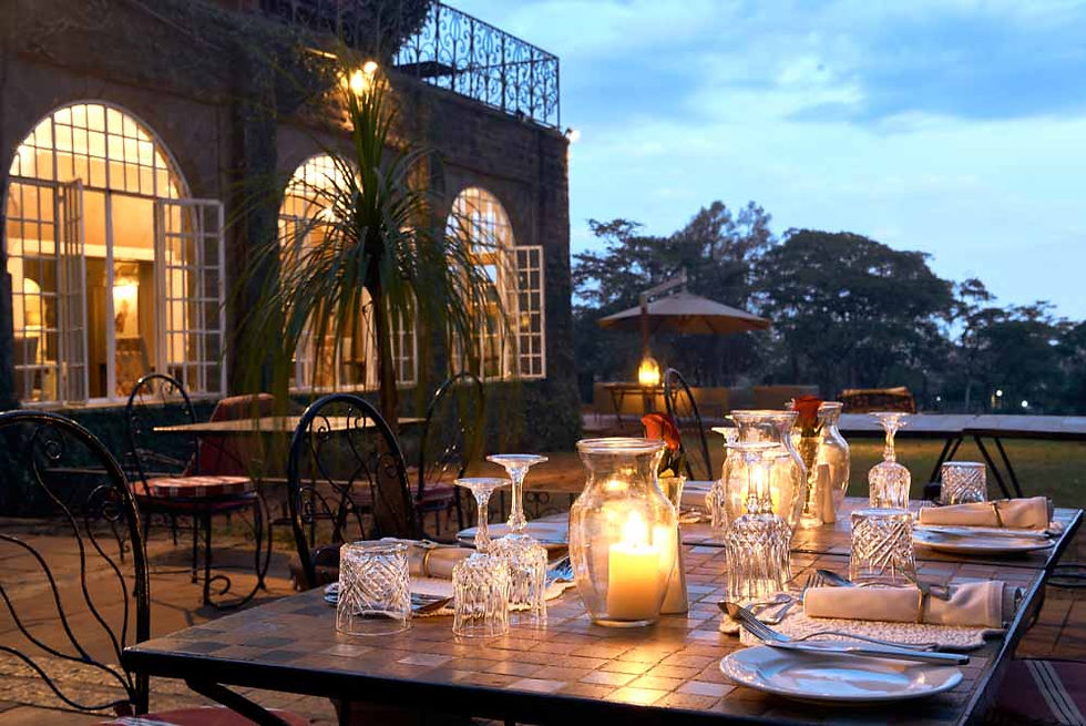 Giraffe Manor Dining