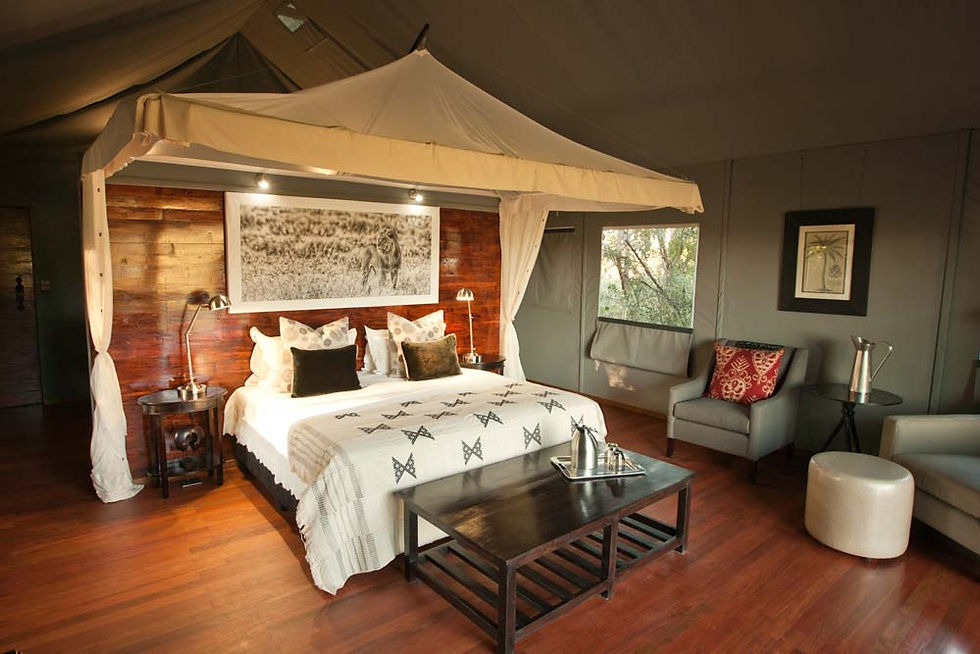 Honeymoon Suite, Chitabe Lediba Camp, Okavango Delta, Botswana
