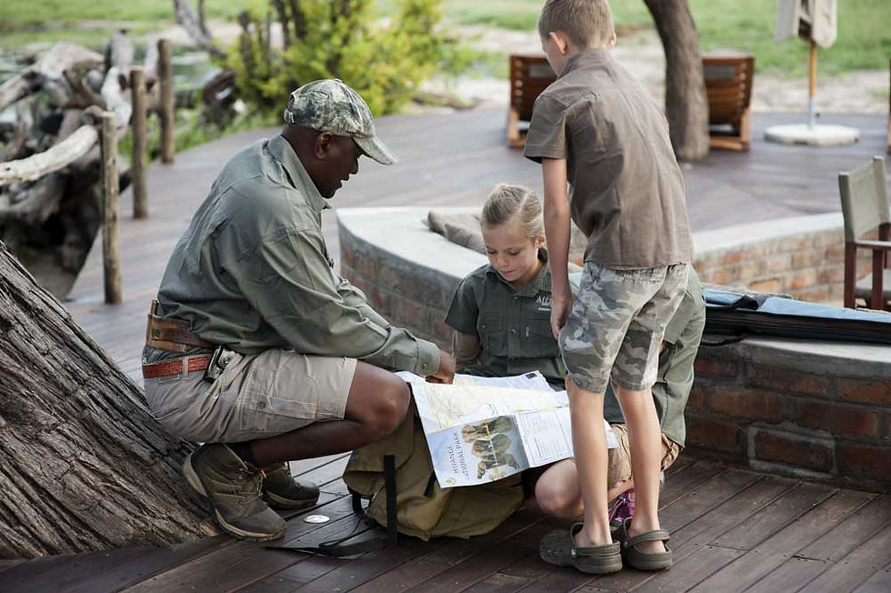 Children's Activities, Somalisa Acacia, Hwange National Park, Zimbabwe
