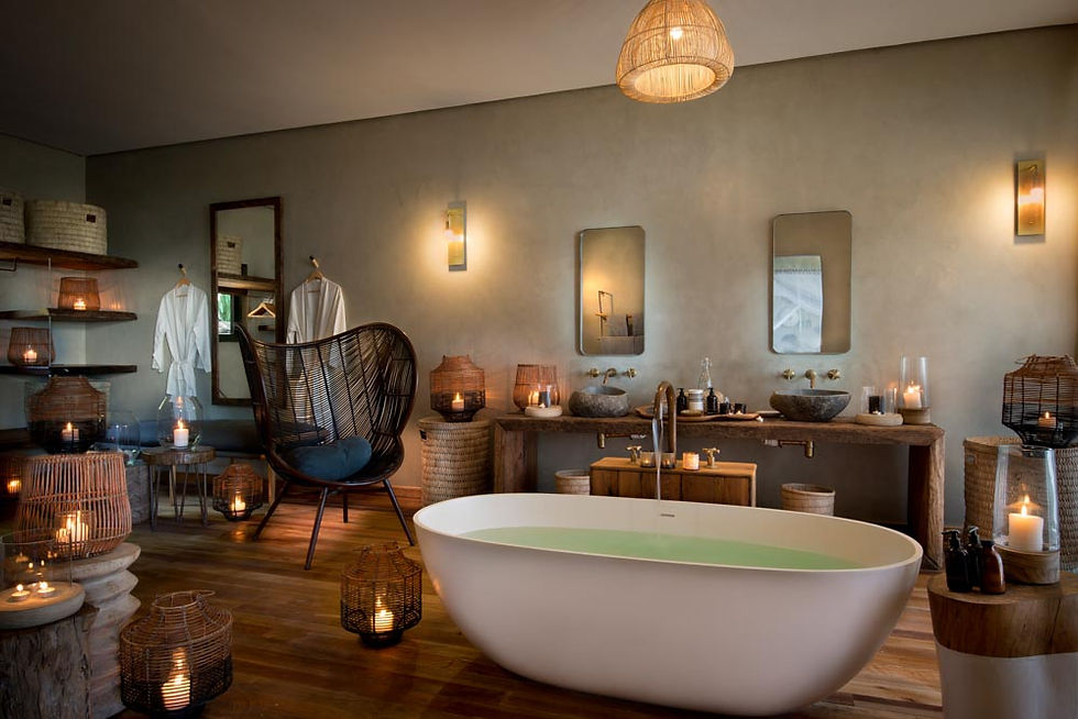 Guest Bath, Bumi Hills, Lake Kariba, Zimbabwe